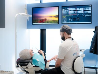 dr head working on a patient in kelowna